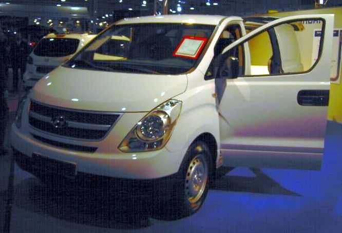 Hyundai H-1 özel servis için kullanılan model görseli