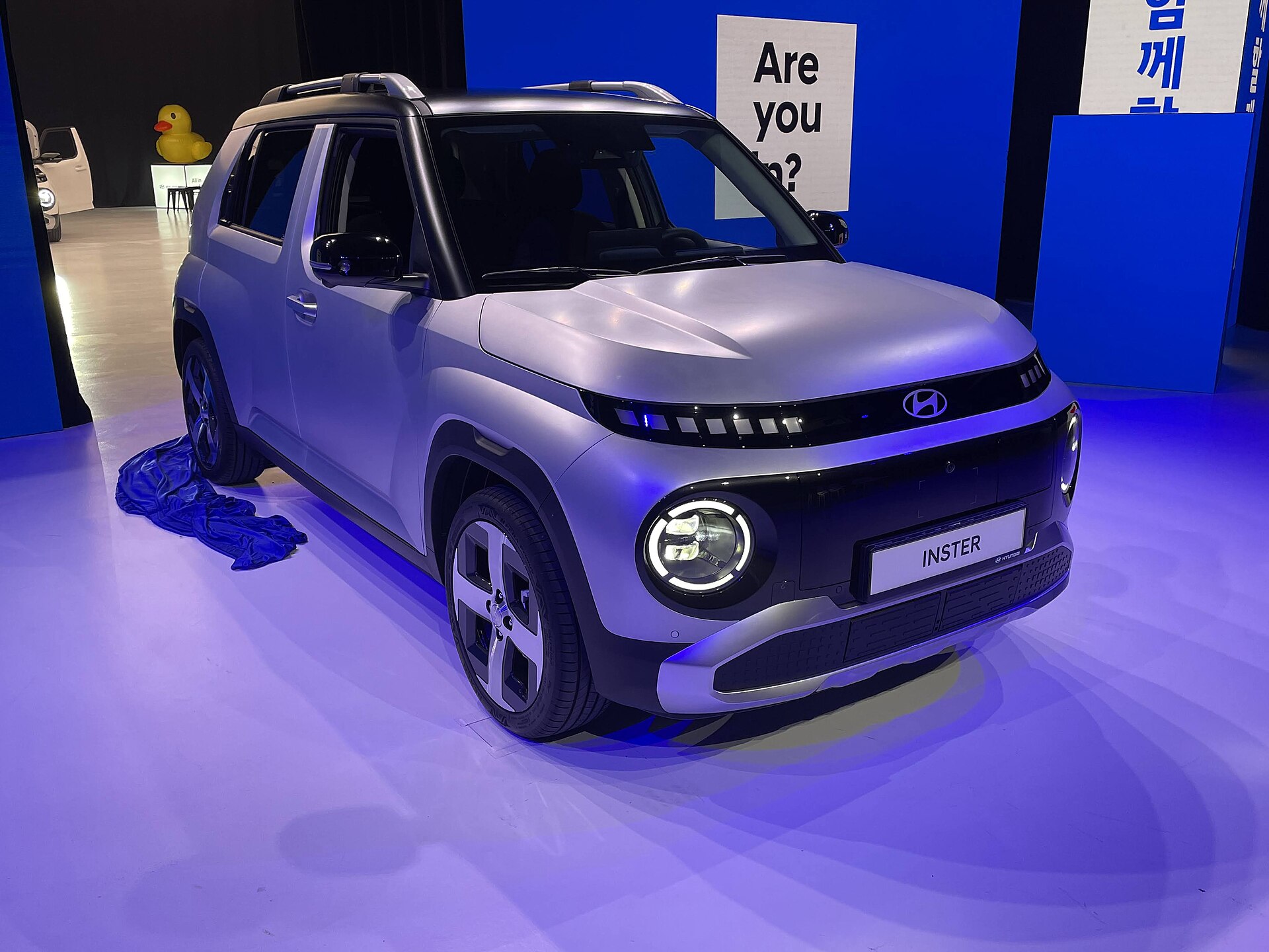 Hyundai Inster özel servis için kullanılan model görseli