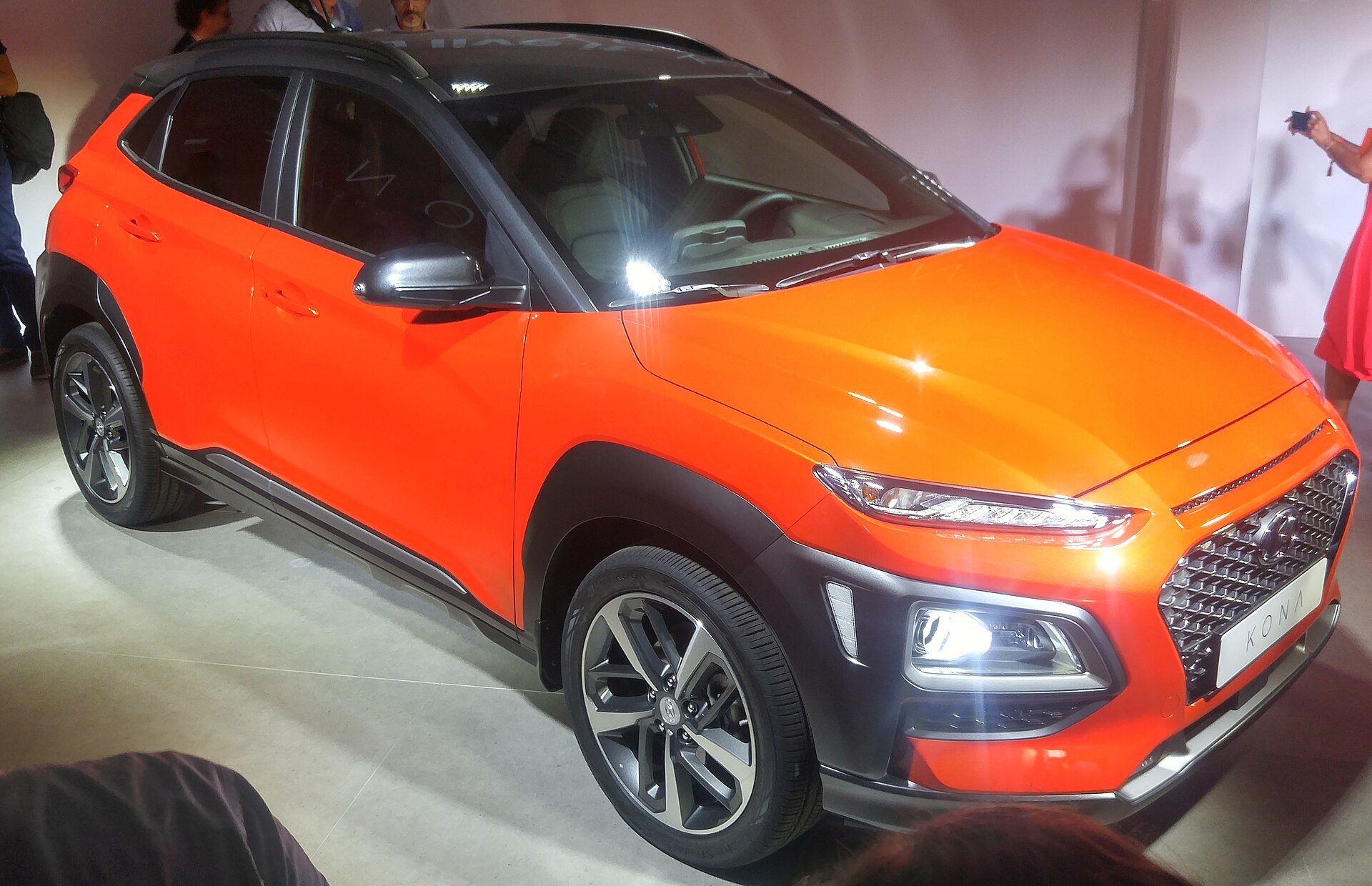 Hyundai Kona özel servis için kullanılan model görseli