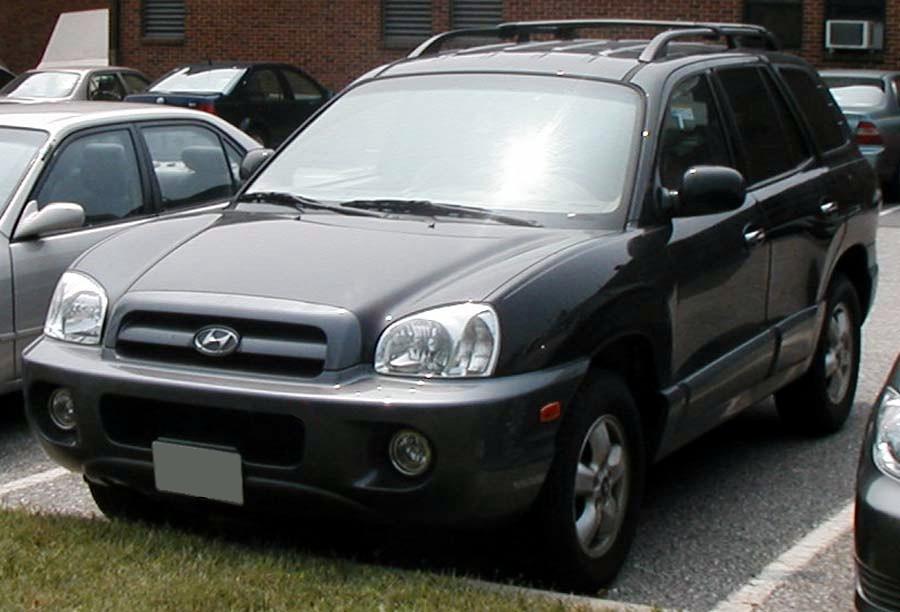 Hyundai Santa Fe özel servis için kullanılan model görseli